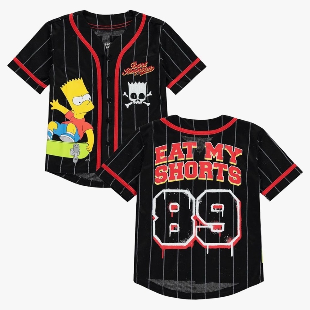 Boys size 18/20 Simpsons Jersey Shirt
